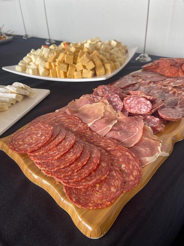 Charcuterie provided by Alley Cat Oyster Bar