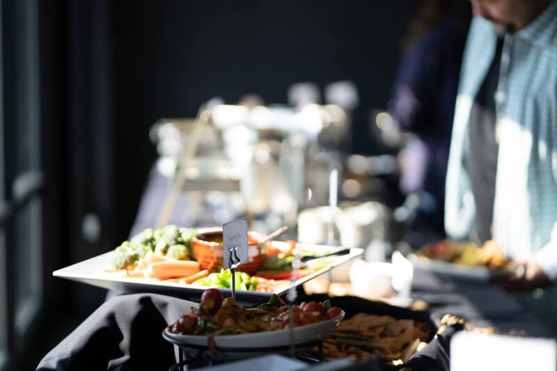 Polar Beach Brunch Event catered by Alley Cat Oyster Bar