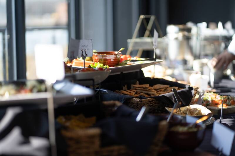 Polar Beach Brunch Event catered by Alley Cat Oyster Bar