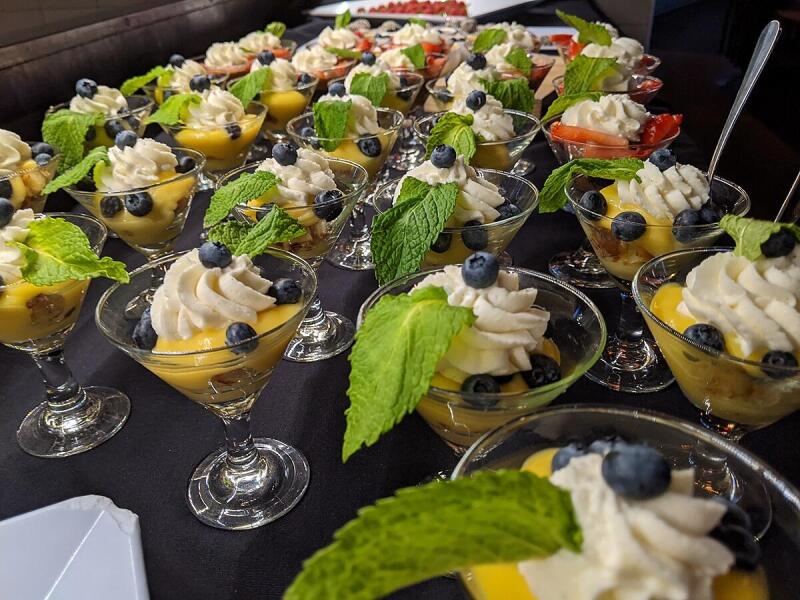 Desserts for a private event