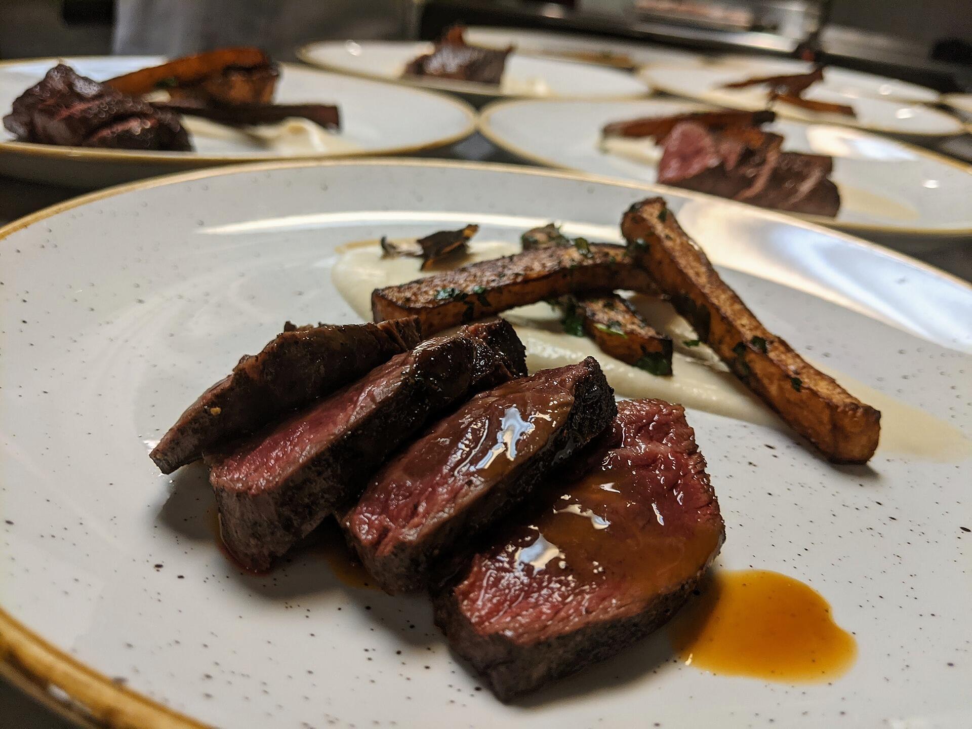 Steak and Fries In-Home Catering by Alley Cat Oyster Bar